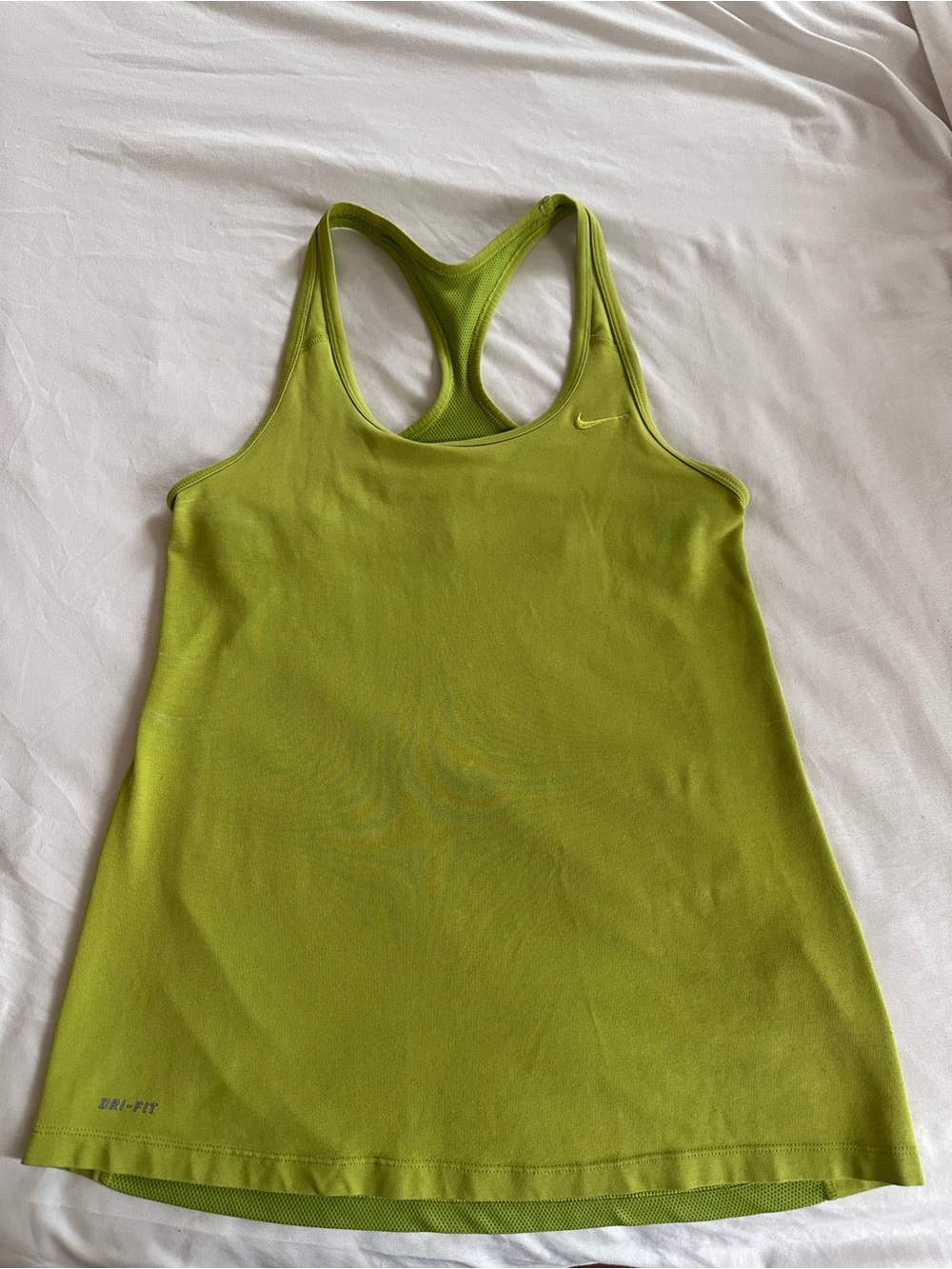 Nike Women's Lime Green Racerback Tank Top